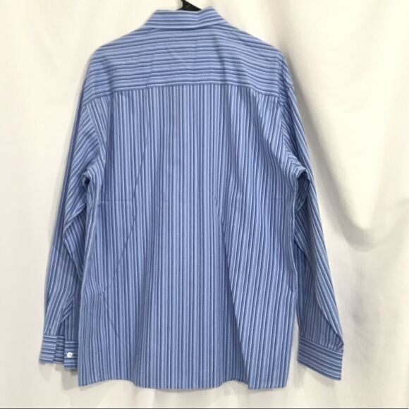 Kenneth Cole Reaction Striped Button Down (H8) - Picture 3 of 6